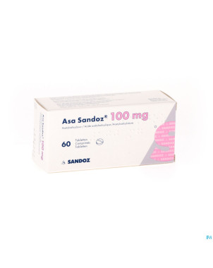 Asa sandoz 100 mg tabl  60 x 100 mg