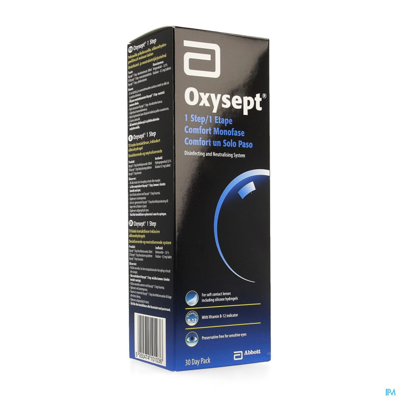 Oxysept 1 step 1m   300ml + 30 comp