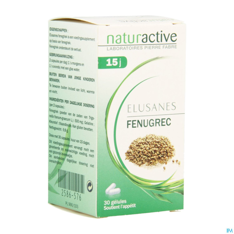 Elusanes fenugrec    gel 30