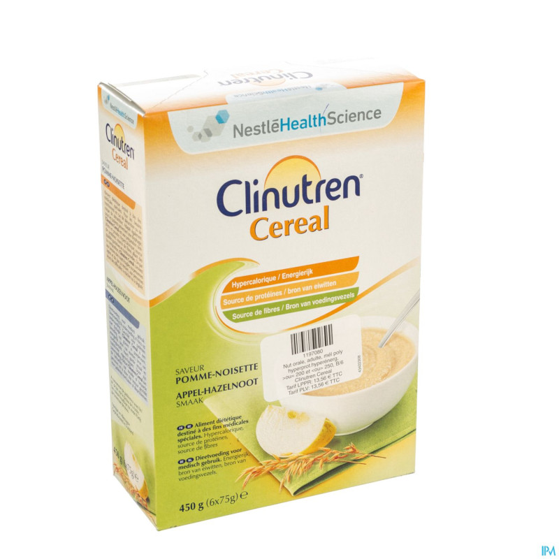 Clinutren cereal pomme-noiset    pdr 450g