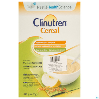 Clinutren cereal pomme-noiset    pdr 450g