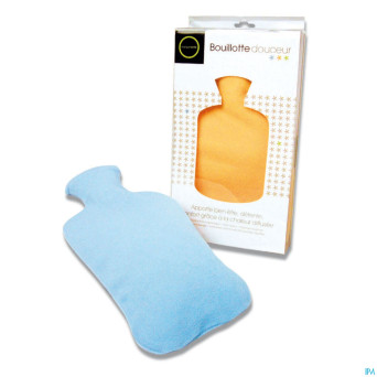 Marque v bouillotte housse bleu 2l