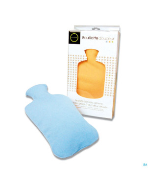 Marque v bouillotte housse bleu 2l