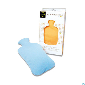 Marque v bouillotte housse bleu 2l