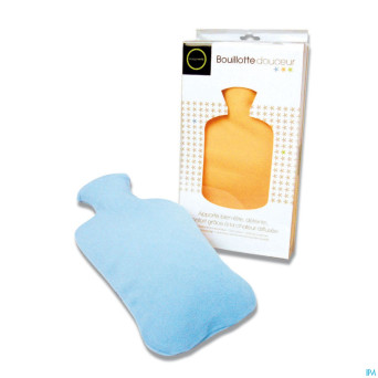 Marque v bouillotte housse abricot 2l