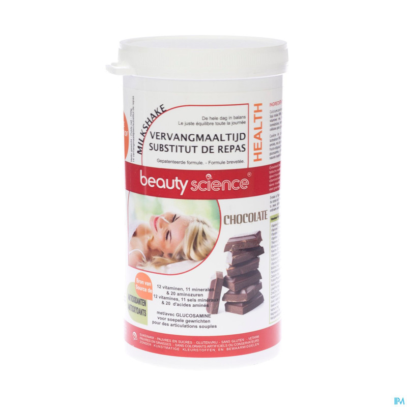 Beauty science milkshake chocolat    pdr 700g