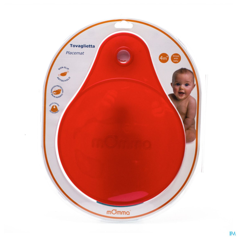 Momma dessous de table rouge