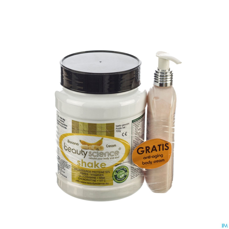 Beauty science milkshake banana libre   pdr 700g