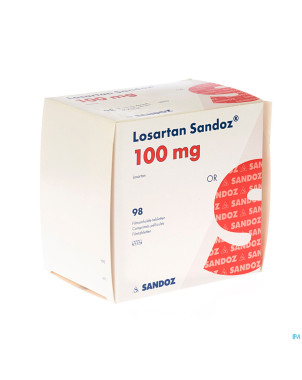 Losartan sandoz 100 mg tabl 98 x 100 mg