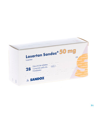 Losartan sandoz  50 mg tabl 28 x  50 mg