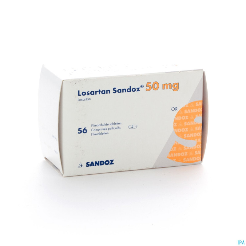 Losartan sandoz  50 mg tabl 56 x  50 mg