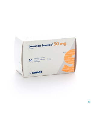 Losartan sandoz  50 mg tabl 56 x  50 mg