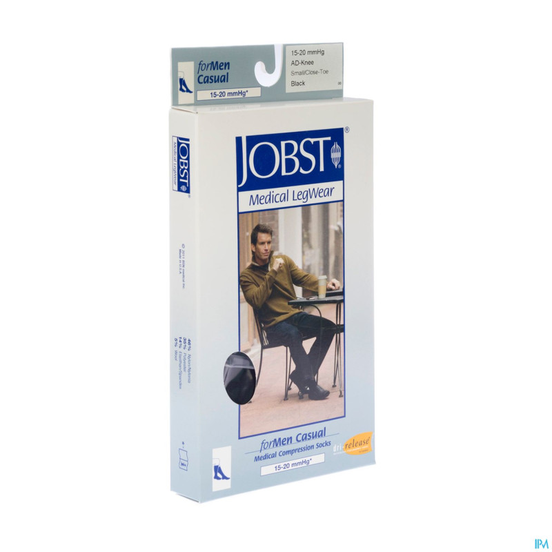 Jobst for men casual c1 15-20 ad black    s 1p