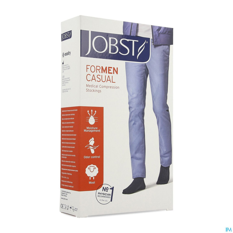 Jobst for men casual c1 15-20 ad black    m 1p
