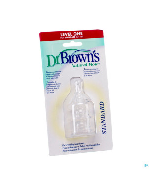 Dr brown tetine 1age pr biber verre  3    escos