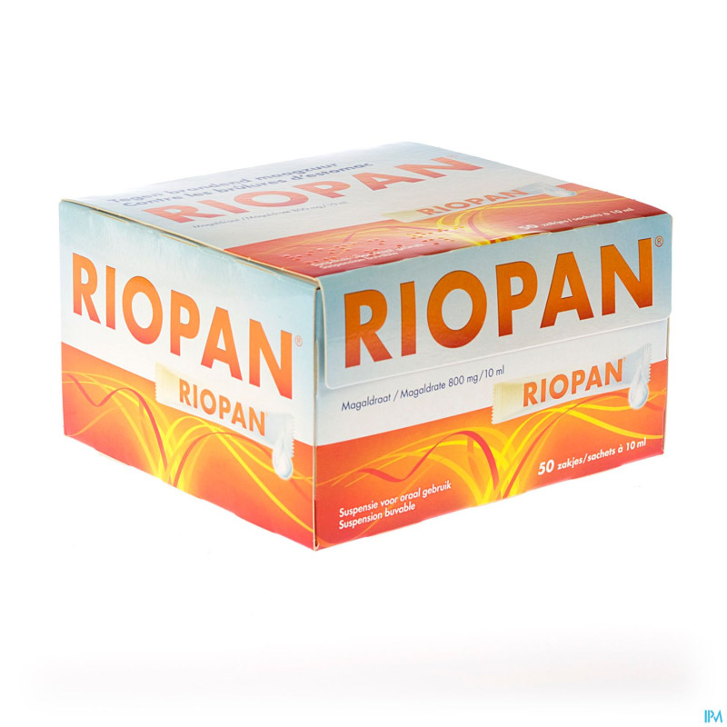 Riopan gel sachets zakjes 50x10ml