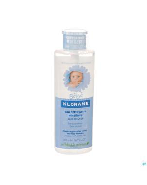 Klorane bb eau nett s/rinc.-s/parab.fl pompe 500ml