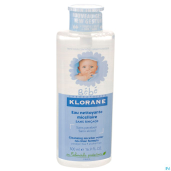 Klorane bb eau nett s/rinc.-s/parab.fl pompe 500ml