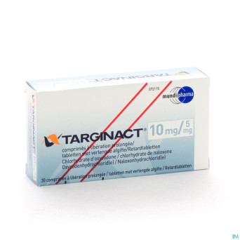 Targinact comp prol 10/ 5 mg comp 30