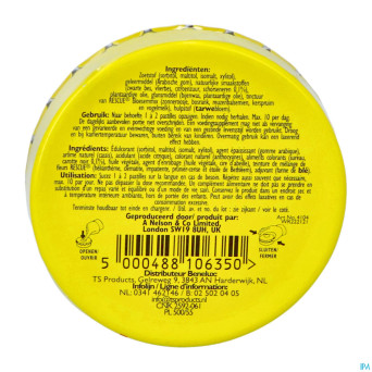 Bach rescue pastilles cassis s/sucre    50g