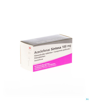 Aceclofenac sintesa 100mg comp 60 x 100 mg