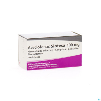 Aceclofenac sintesa 100mg comp 60 x 100 mg