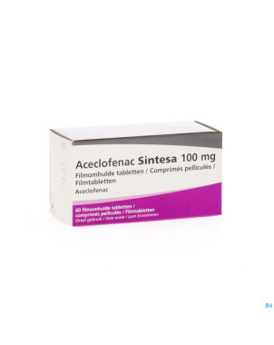 Aceclofenac sintesa 100mg comp 60 x 100 mg