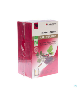 Arkofluide jambes legeres amp 20x15ml cfr 3179678