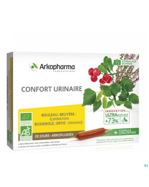 Arkofluide confort urinaire amp 20x15ml
