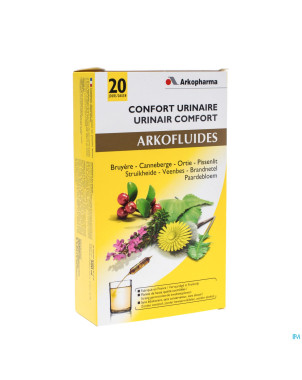 Arkofluide confort urinaire amp 20x15ml