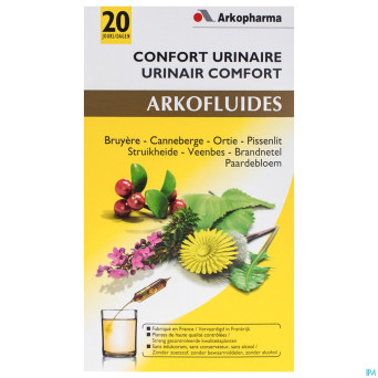 Arkofluide confort urinaire amp 20x15ml