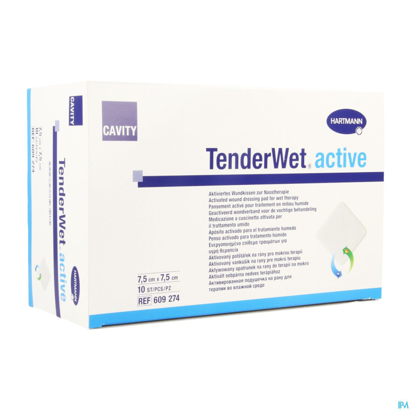 Tenderwet active cavity    7,5x 7,5cm 10 6092740
