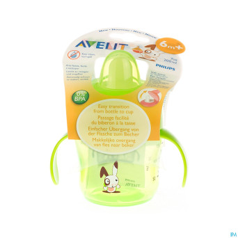 Avent magic cup decorated a/fuite +6m 200ml