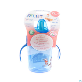 Avent magic cup decorated a/fuite +12m 260ml