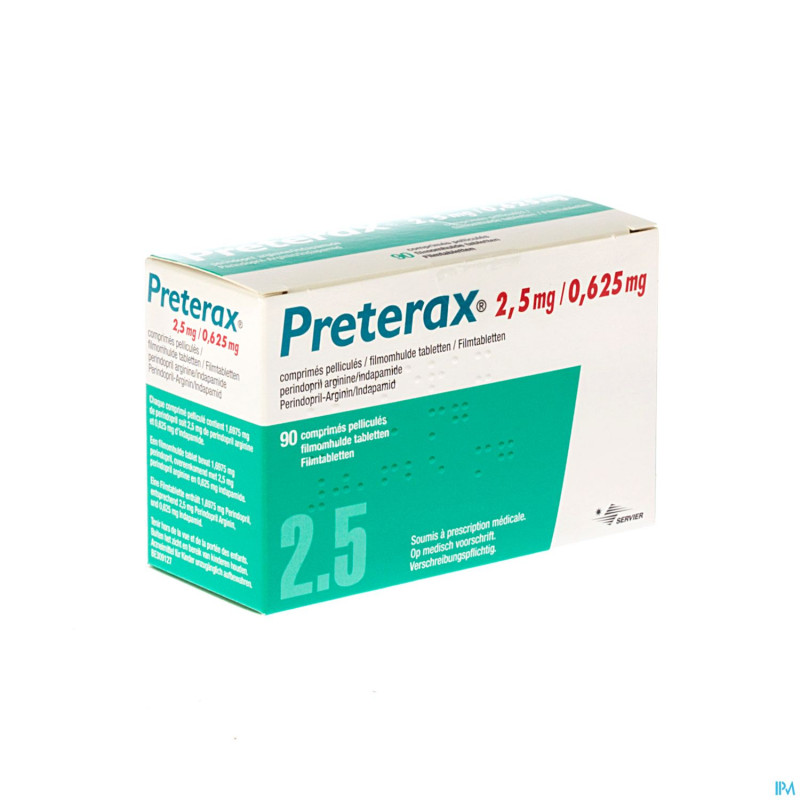 Preterax comp  90 x  2,5 mg/0,625 mg