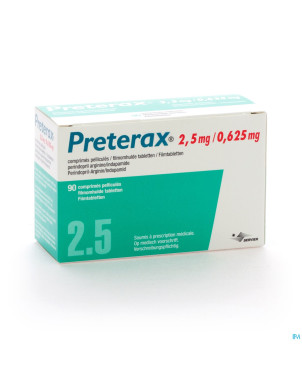Preterax comp  90 x  2,5 mg/0,625 mg