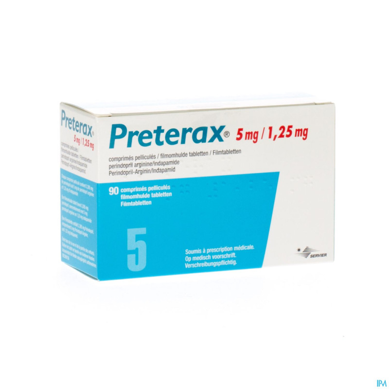 Preterax comp  90 x  5,0 mg/1,250 mg