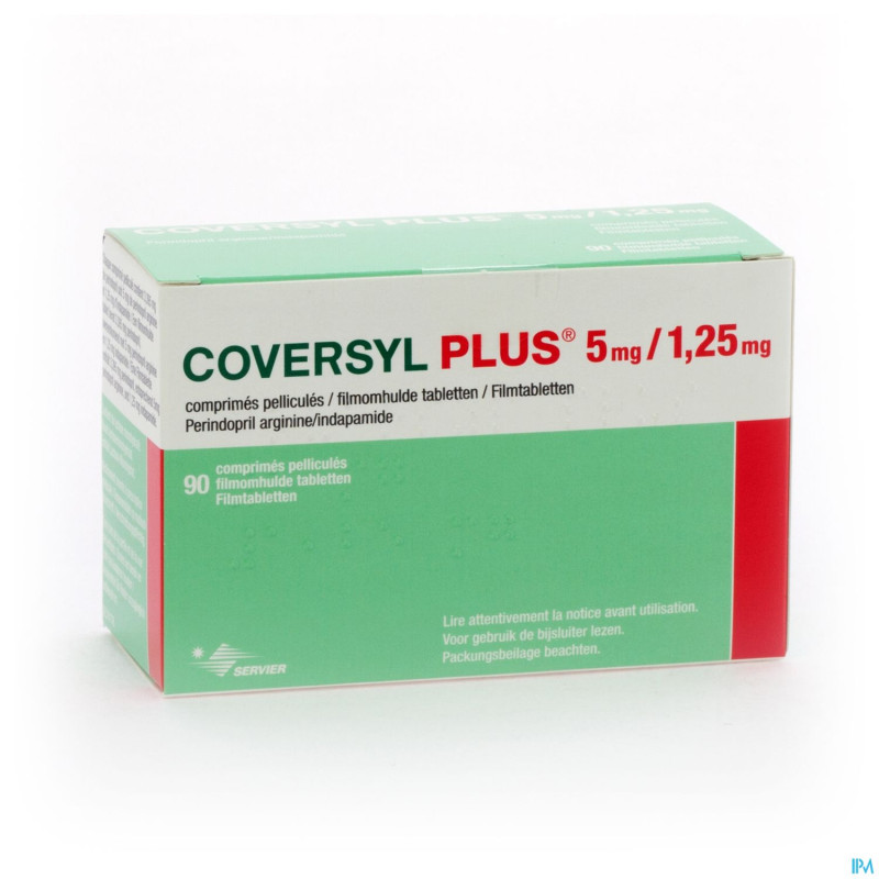 Coversyl plus 5,0mg/1.25 mg comp  90