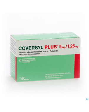 Coversyl plus 5,0mg/1.25 mg comp  90