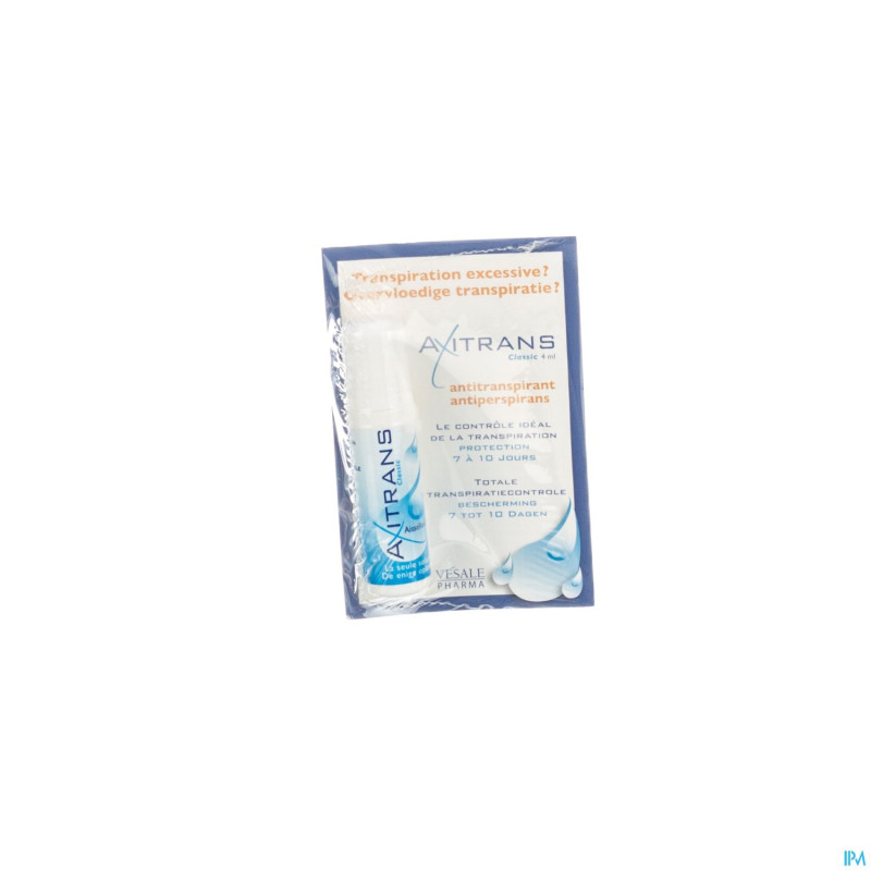 Axitrans antiperspirant roller 4ml