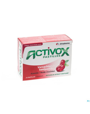 Activox acerola fruits rouges past 24
