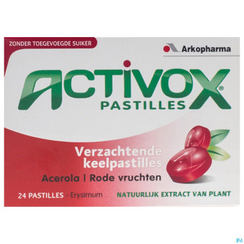 Activox acerola fruits rouges past 24