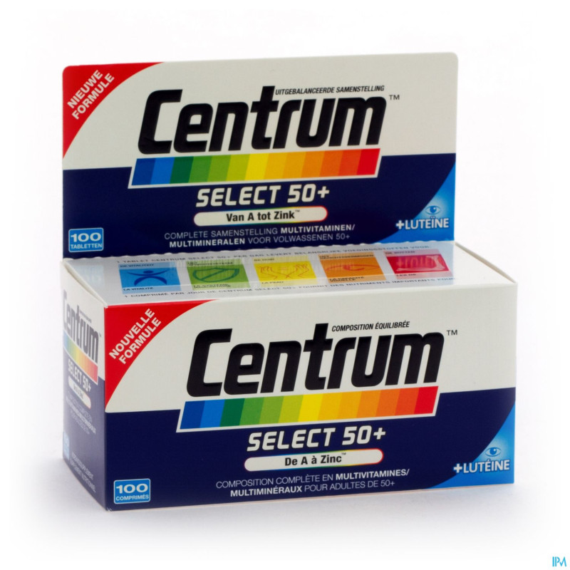 Centrum select 50+ +luteine next gener.nf tabl 100