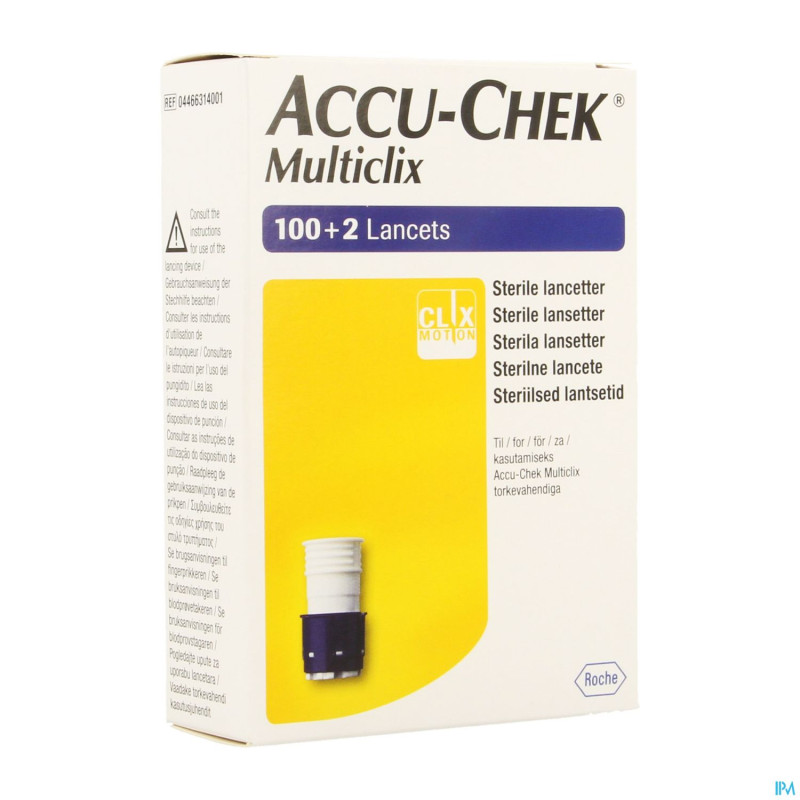 Accu chek multiclix    lancets 17x6 4466314001