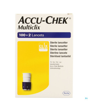 Accu chek multiclix    lancets 17x6 4466314001