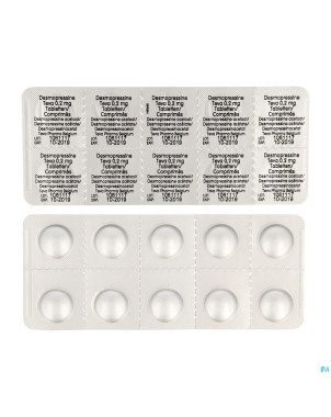 Desmopressine teva 0,2 mg tabl 100 x 0,2 mg