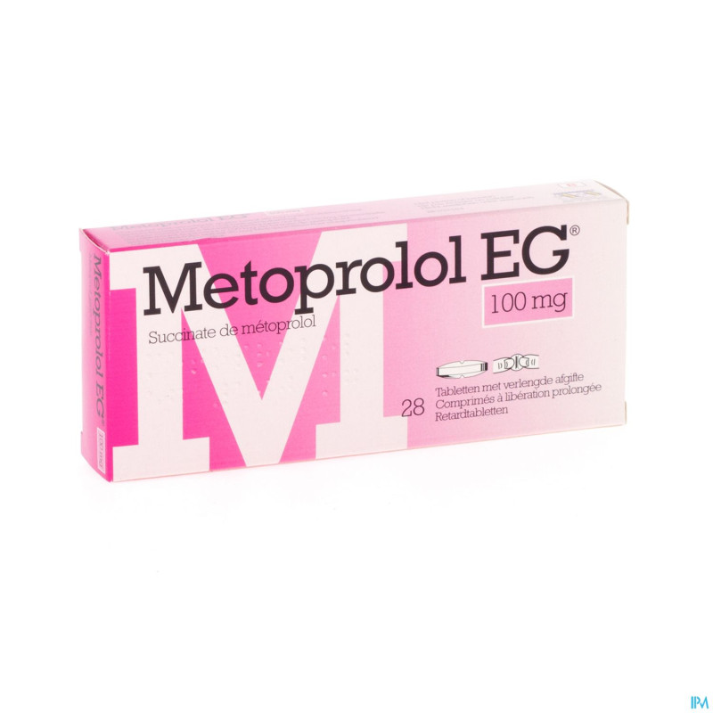Metoprolol 100mg eg comp liber prol 28x100mg