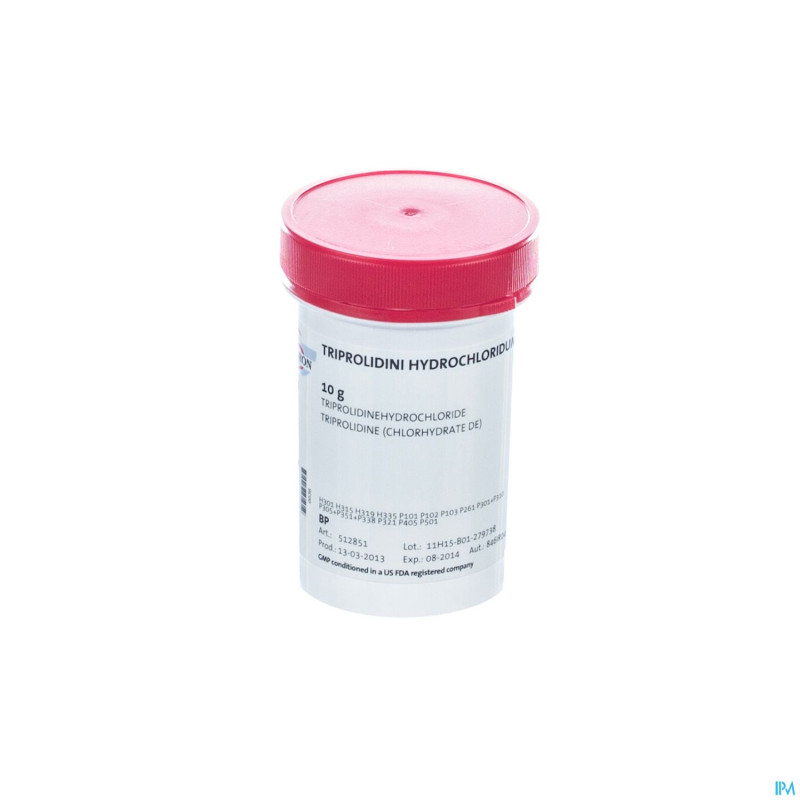 Triprolidine hydrochloride pdr 10g fag