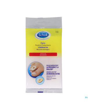 Scholl pharma protecteur cors rond feutre 9