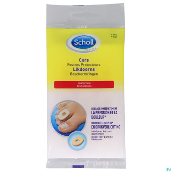 Scholl pharma protecteur cors rond feutre 9